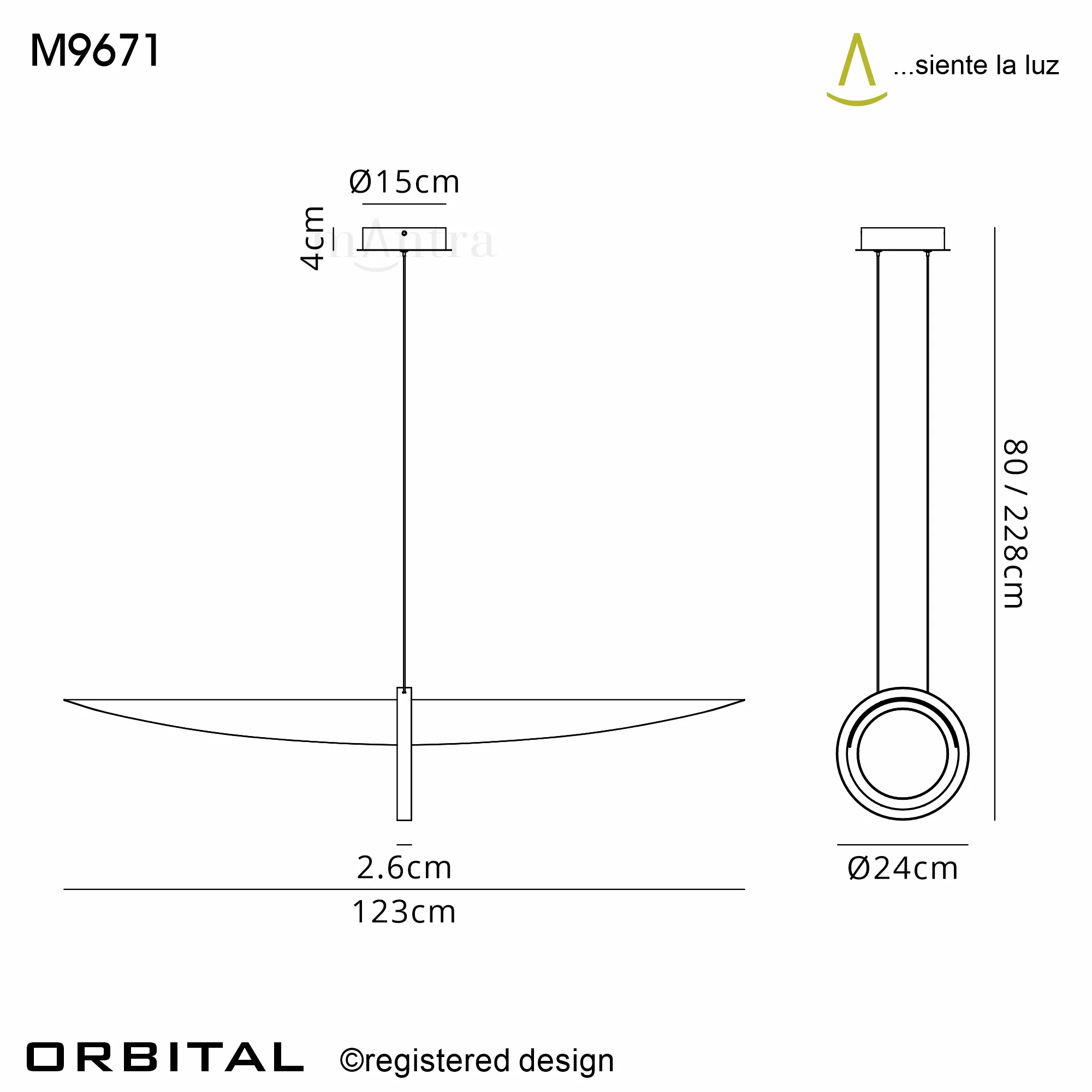 Orbita Ceiling Lights Mantra Linear Fittings